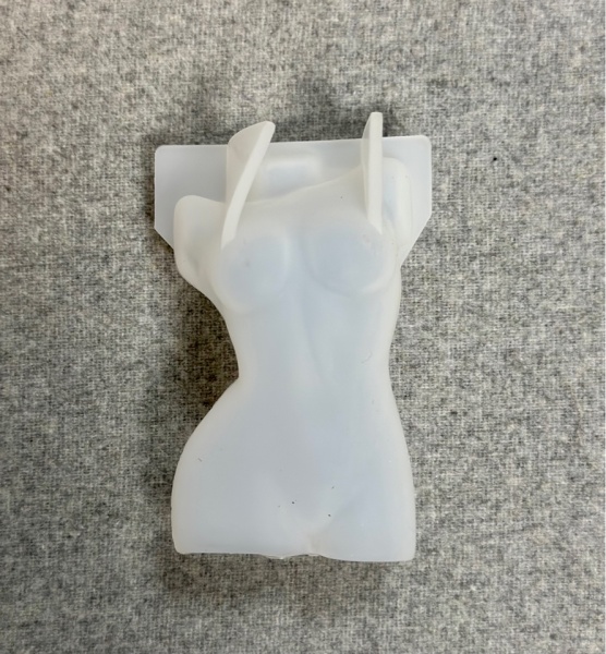 Силиконовая форма 3D для свечи Женский торс, 46х85 мм