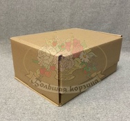 Коробка самосборная крафт 22х16,5х10 см