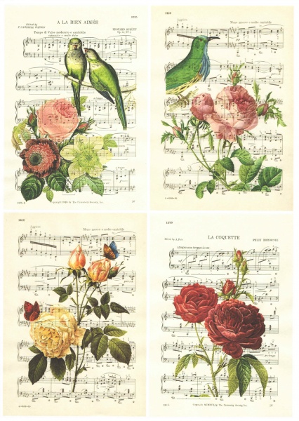 Декупажная карта А4 7424