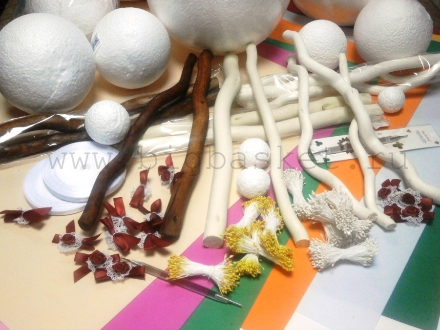 стволы для топиариев, тычинки для цветов, инструменты для квиллинга и др.